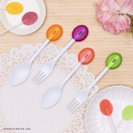 「タイトーくじ ペコのお菓子なびっくりばこ」D賞 ポップキャンディカトラリー(C)2025 FUJIYA CO., LTD.(C)TAITO CORPORATION