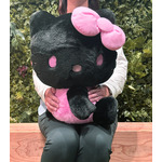 「サンリオ」ハローキティがピンク×ブラックのツートンカラーに！ 約42cmのビッグサイズぬいぐるみ登場♪ 画像