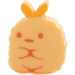 すみっコぐらし「グミグミパーティー」グミグミマスコット消しゴム　オレンジアソート　えびふらいのしっぽ2個（C）2025 SAN-X CO., LTD. ALL RIGHTS RESERVED.