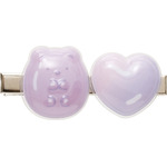 すみっコぐらし「グミグミパーティー」グミグミヘアクリップコレクション　しろくま（C）2025 SAN-X CO., LTD. ALL RIGHTS RESERVED.