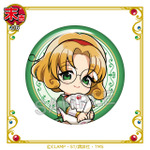 まるくじ　TVアニメ『魔法騎士レイアース』末吉：缶バッジ【鳳凰寺風B】（C）CLAMP・ST/講談社・TMS
