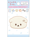 サンエックス「ワッペンシリーズ」ほわほわワッペンステッカー　いしよわちゃん（C）2025 SAN-X CO., LTD. ALL RIGHTS RESERVED.