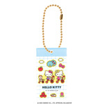 「ハローキティ シール風アクリルキーチェーン」サイクリング