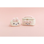サンエックス「Makeup Rilakkuma」 ミラー付ぬいぐるみポーチとバニティポーチ（C）2025 SAN-X CO., LTD. ALL RIGHTS RESERVED.