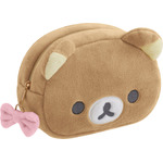 サンエックス「Makeup Rilakkuma ミラー付ぬいぐるみポーチ」リラックマ（C）2025 SAN-X CO., LTD. ALL RIGHTS RESERVED.
