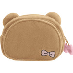 サンエックス「Makeup Rilakkuma ミラー付ぬいぐるみポーチ」リラックマ（C）2025 SAN-X CO., LTD. ALL RIGHTS RESERVED.