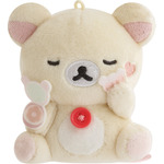 サンエックス「Makeup Rilakkuma てのりぬいぐるみ」コリラックマ（おすわり）（C）2025 SAN-X CO., LTD. ALL RIGHTS RESERVED.