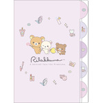 サンエックス「Makeup Rilakkuma インデックスホルダー（5 ポケット）」（C）2025 SAN-X CO., LTD. ALL RIGHTS RESERVED.