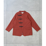 TVアニメ『らんま1/2』× earth music＆ecology Japan Label「チャイナシャツジャケット」ボルドー（C）高橋留美子・小学館/「らんま1/2」製作委員会