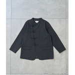 TVアニメ『らんま1/2』× earth music＆ecology Japan Label「チャイナシャツジャケット」ブラック（C）高橋留美子・小学館/「らんま1/2」製作委員会