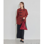 TVアニメ『らんま1/2』× earth music＆ecology Japan Label「チャイナシャツジャケット」ボルドー　着用イメージ（C）高橋留美子・小学館/「らんま1/2」製作委員会