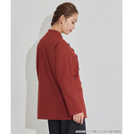 TVアニメ『らんま1/2』× earth music＆ecology Japan Label「チャイナシャツジャケット」ボルドー　着用イメージ（C）高橋留美子・小学館/「らんま1/2」製作委員会