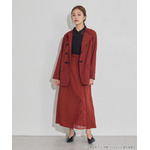 TVアニメ『らんま1/2』× earth music＆ecology Japan Label「チャイナシャツジャケット」ボルドー　着用イメージ（C）高橋留美子・小学館/「らんま1/2」製作委員会