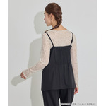 TVアニメ『らんま1/2』× earth music＆ecology Japan Label「チャイナビスチェ」ブラック　着用イメージ（C）高橋留美子・小学館/「らんま1/2」製作委員会