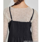 TVアニメ『らんま1/2』× earth music＆ecology Japan Label「チャイナビスチェ」ブラック　着用イメージ（C）高橋留美子・小学館/「らんま1/2」製作委員会