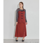 TVアニメ『らんま1/2』× earth music＆ecology Japan Label「チャイナビスチェ」ボルドー　着用イメージ（C）高橋留美子・小学館/「らんま1/2」製作委員会