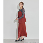 TVアニメ『らんま1/2』× earth music＆ecology Japan Label「チャイナビスチェ」ボルドー　着用イメージ（C）高橋留美子・小学館/「らんま1/2」製作委員会