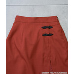 TVアニメ『らんま1/2』× earth music＆ecology Japan Label「チャイナスカート」ボルドー（C）高橋留美子・小学館/「らんま1/2」製作委員会