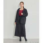 TVアニメ『らんま1/2』× earth music＆ecology Japan Label「チャイナスカート」ブラック　着用イメージ（C）高橋留美子・小学館/「らんま1/2」製作委員会