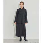 TVアニメ『らんま1/2』× earth music＆ecology Japan Label「チャイナスカート」ブラック　着用イメージ（C）高橋留美子・小学館/「らんま1/2」製作委員会