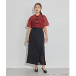 TVアニメ『らんま1/2』× earth music＆ecology Japan Label「チャイナスカート」ブラック　着用イメージ（C）高橋留美子・小学館/「らんま1/2」製作委員会