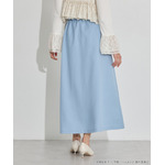 TVアニメ『らんま1/2』× earth music＆ecology Japan Label「チャイナスカート」ライトブルー　着用イメージ（C）高橋留美子・小学館/「らんま1/2」製作委員会