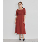 TVアニメ『らんま1/2』× earth music＆ecology Japan Label「チャイナワンピース」ボルドー　着用イメージ（C）高橋留美子・小学館/「らんま1/2」製作委員会