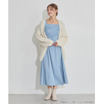 TVアニメ『らんま1/2』× earth music＆ecology Japan Label「チャイナワンピース」ライトブルー　着用イメージ（C）高橋留美子・小学館/「らんま1/2」製作委員会