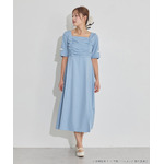 TVアニメ『らんま1/2』× earth music＆ecology Japan Label「チャイナワンピース」ライトブルー　着用イメージ（C）高橋留美子・小学館/「らんま1/2」製作委員会