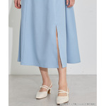 TVアニメ『らんま1/2』× earth music＆ecology Japan Label「チャイナワンピース」ライトブルー　着用イメージ（C）高橋留美子・小学館/「らんま1/2」製作委員会