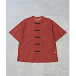 TVアニメ『らんま1/2』× earth music＆ecology Japan Label「チャイナレースシャツ」ボルドー（C）高橋留美子・小学館/「らんま1/2」製作委員会