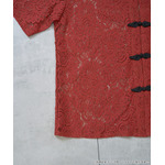 TVアニメ『らんま1/2』× earth music＆ecology Japan Label「チャイナレースシャツ」ボルドー（C）高橋留美子・小学館/「らんま1/2」製作委員会