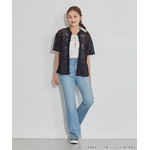 TVアニメ『らんま1/2』× earth music＆ecology Japan Label「チャイナレースシャツ」ブラック　着用イメージ（C）高橋留美子・小学館/「らんま1/2」製作委員会