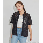 TVアニメ『らんま1/2』× earth music＆ecology Japan Label「チャイナレースシャツ」ブラック　着用イメージ（C）高橋留美子・小学館/「らんま1/2」製作委員会