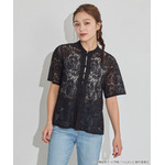 TVアニメ『らんま1/2』× earth music＆ecology Japan Label「チャイナレースシャツ」ブラック　着用イメージ（C）高橋留美子・小学館/「らんま1/2」製作委員会