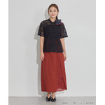 TVアニメ『らんま1/2』× earth music＆ecology Japan Label「チャイナレースシャツ」ブラック　着用イメージ（C）高橋留美子・小学館/「らんま1/2」製作委員会