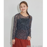 TVアニメ『らんま1/2』× earth music＆ecology Japan Label「シアートップス」ブラック　着用イメージ（C）高橋留美子・小学館/「らんま1/2」製作委員会