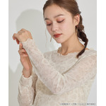 TVアニメ『らんま1/2』× earth music＆ecology Japan Label「シアートップス」アイボリー　着用イメージ（C）高橋留美子・小学館/「らんま1/2」製作委員会