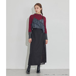 TVアニメ『らんま1/2』× earth music＆ecology Japan Label「シアービスチェ」ブラック　着用イメージ（C）高橋留美子・小学館/「らんま1/2」製作委員会