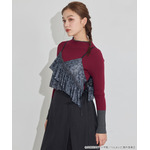 TVアニメ『らんま1/2』× earth music＆ecology Japan Label「シアービスチェ」ブラック　着用イメージ（C）高橋留美子・小学館/「らんま1/2」製作委員会