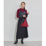 TVアニメ『らんま1/2』× earth music＆ecology Japan Label「シアービスチェ」ブラック　着用イメージ（C）高橋留美子・小学館/「らんま1/2」製作委員会