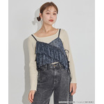 TVアニメ『らんま1/2』× earth music＆ecology Japan Label「シアービスチェ」ブラック　着用イメージ（C）高橋留美子・小学館/「らんま1/2」製作委員会