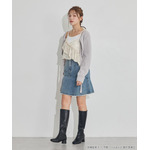 TVアニメ『らんま1/2』× earth music＆ecology Japan Label「シアービスチェ」アイボリー　着用イメージ（C）高橋留美子・小学館/「らんま1/2」製作委員会