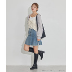 TVアニメ『らんま1/2』× earth music＆ecology Japan Label「シアービスチェ」アイボリー　着用イメージ（C）高橋留美子・小学館/「らんま1/2」製作委員会