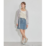 TVアニメ『らんま1/2』× earth music＆ecology Japan Label「シアービスチェ」アイボリー　着用イメージ（C）高橋留美子・小学館/「らんま1/2」製作委員会