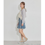 TVアニメ『らんま1/2』× earth music＆ecology Japan Label「シアービスチェ」アイボリー　着用イメージ（C）高橋留美子・小学館/「らんま1/2」製作委員会