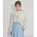 TVアニメ『らんま1/2』× earth music＆ecology Japan Label「シアービスチェ」アイボリー　着用イメージ（C）高橋留美子・小学館/「らんま1/2」製作委員会