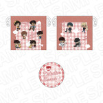 巾着&缶ミラーセット　デフォルメいぬ ver.2