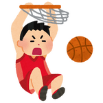 「“バスケ”キャラといえば？」バスケットボール「いらすとや」
