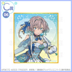 くじコレ 『グリッドマン ユニバース』if魔法少女　C賞：ミニ色紙【ムジナ】（C）円谷プロ（C）2023 TRIGGER・雨宮哲／「劇場版グリッドマンユニバース」製作委員会　